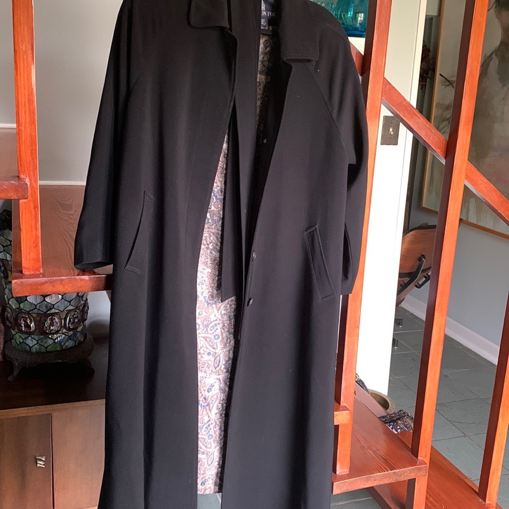 London Fog Trench Coat - Black - 4P